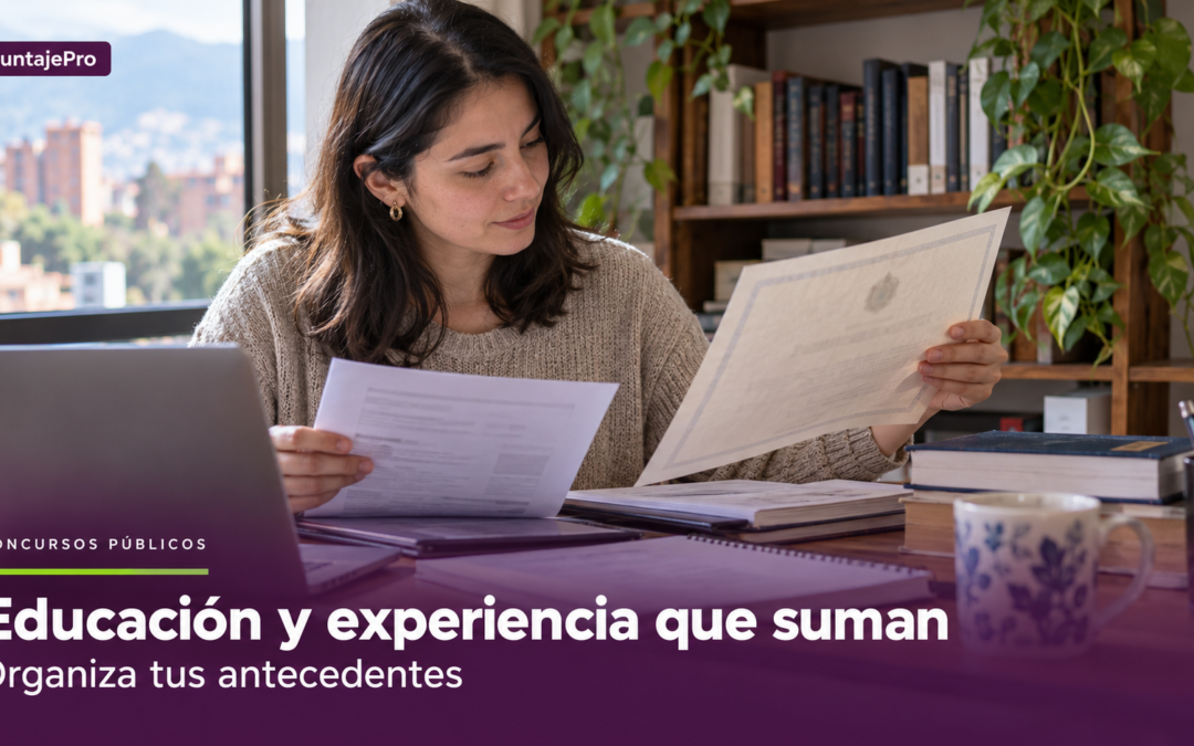Análisis de antecedentes en concursos públicos: cómo sumar puntos con tu educación y experiencia