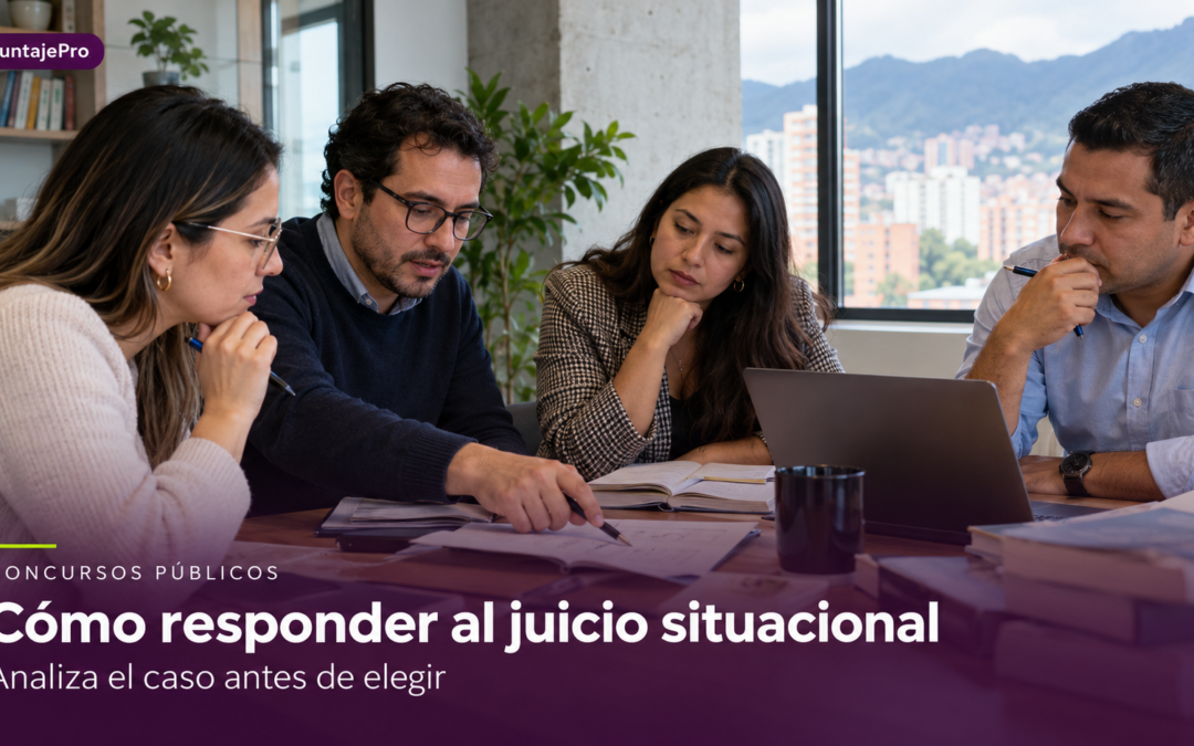 Competencias comportamentales en concursos públicos: cómo responder las preguntas de juicio situacional