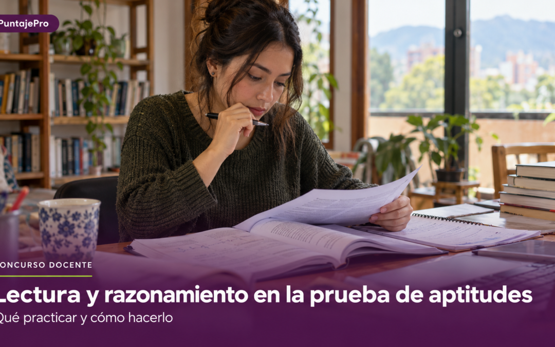 Prueba de aptitudes del concurso docente: cómo prepararte en lectura crítica y razonamiento cuantitativo